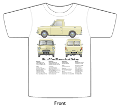 Ford Thames 5cwt Pick-up 1961-67 T-shirt Front